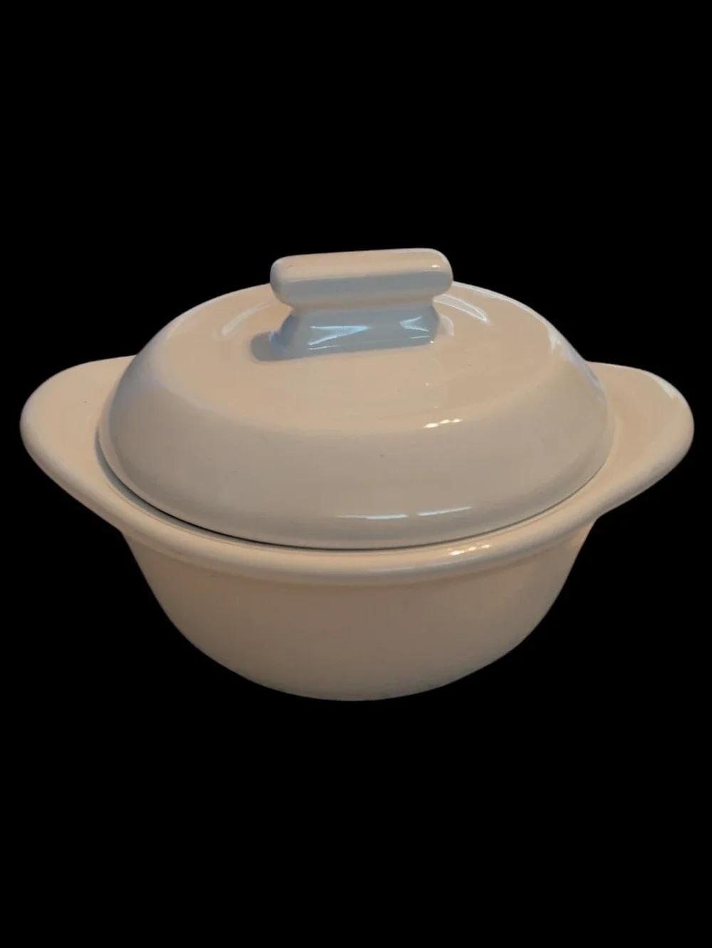 PAMPERED CHEF 3 Cup Covered Ceramic Stoneware Casserole Dish